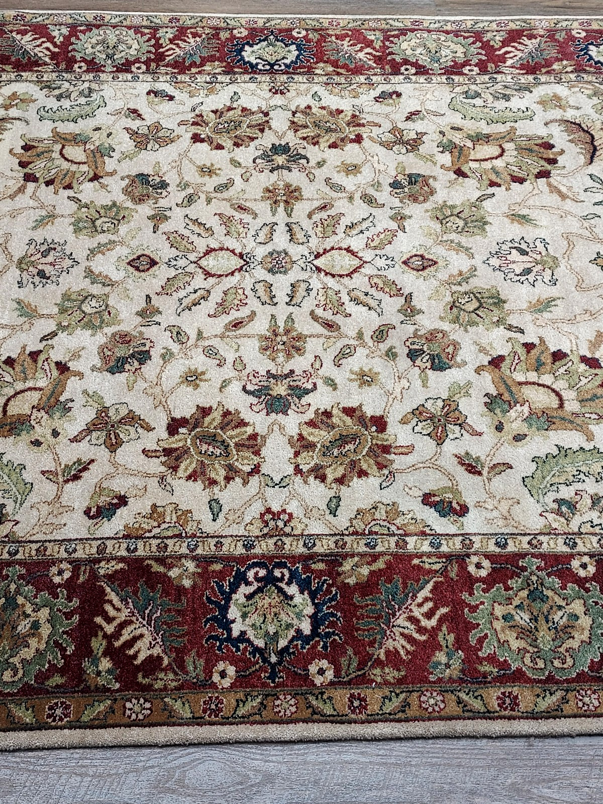 Turkish Silk And Wool HandMade Bohemian RoyalClassic Design,Turkish Rug6x9.5Ft