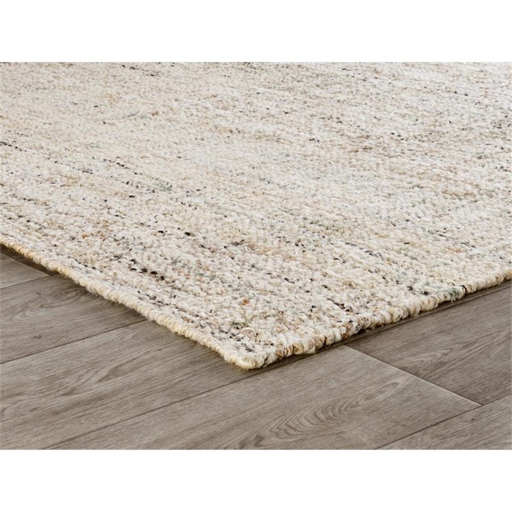 Pemberly Row 108 x 144″ Heathered Effect Jute & Wool Area Rug in Natural