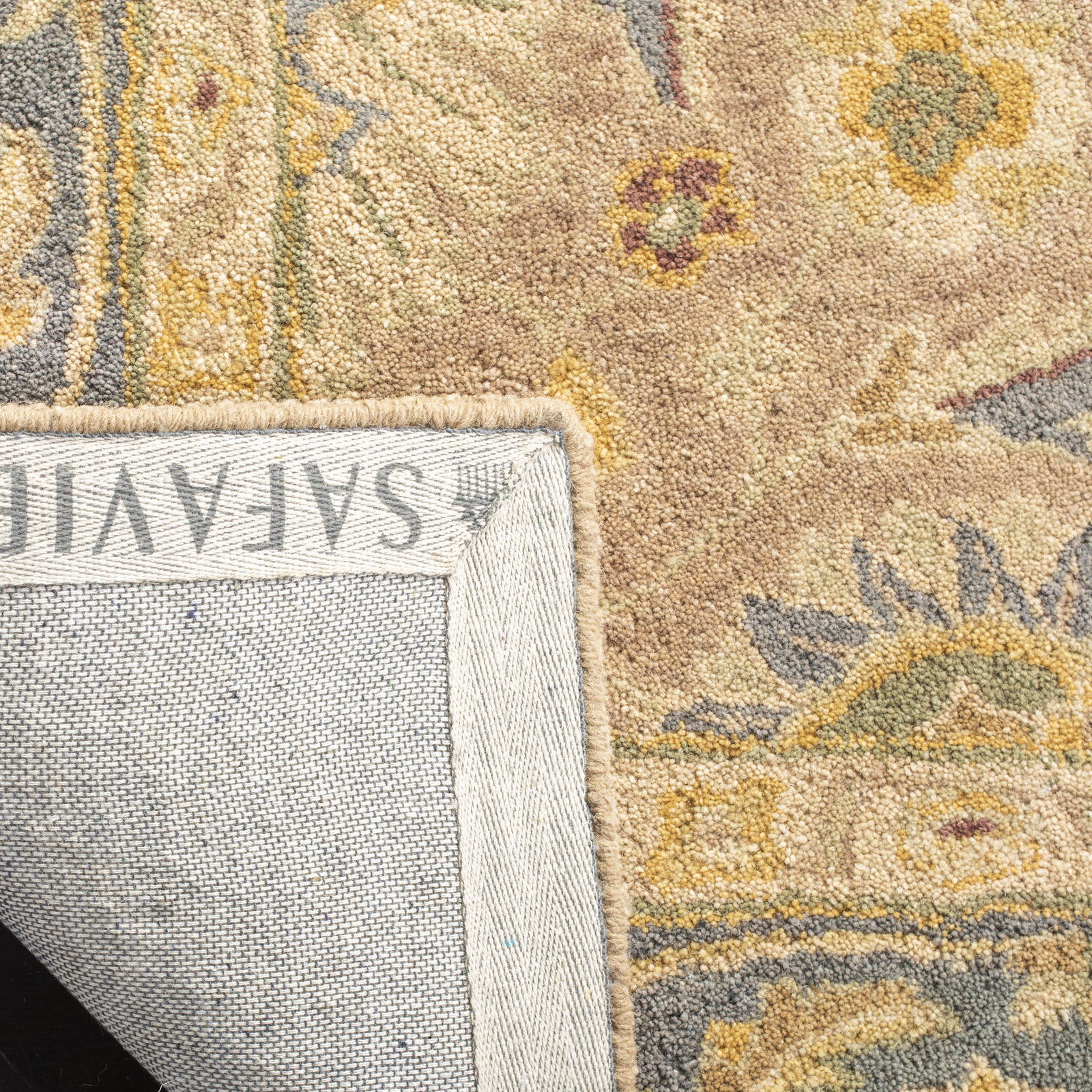 Safavieh Anatolia BROWN / BLUE 5′ X 8′ Area Rug – AN549A-5