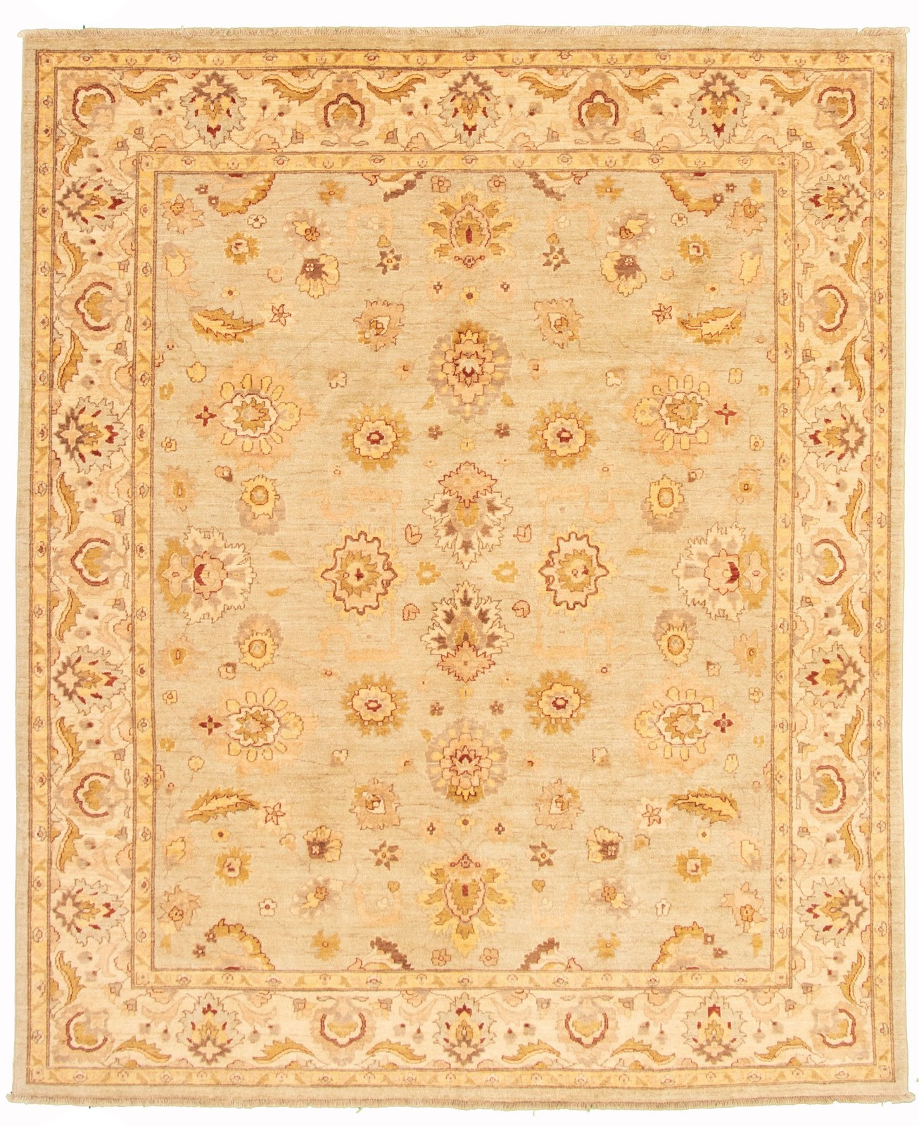 Hand Knotted Area Rug 8’1″ x 10’0″ Traditional Oriental Wool Carpet