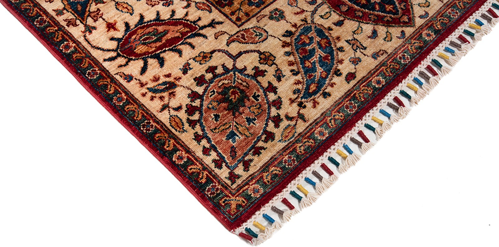 Ziegler 187×118 cm hand knotted oriental fine carpet rug red