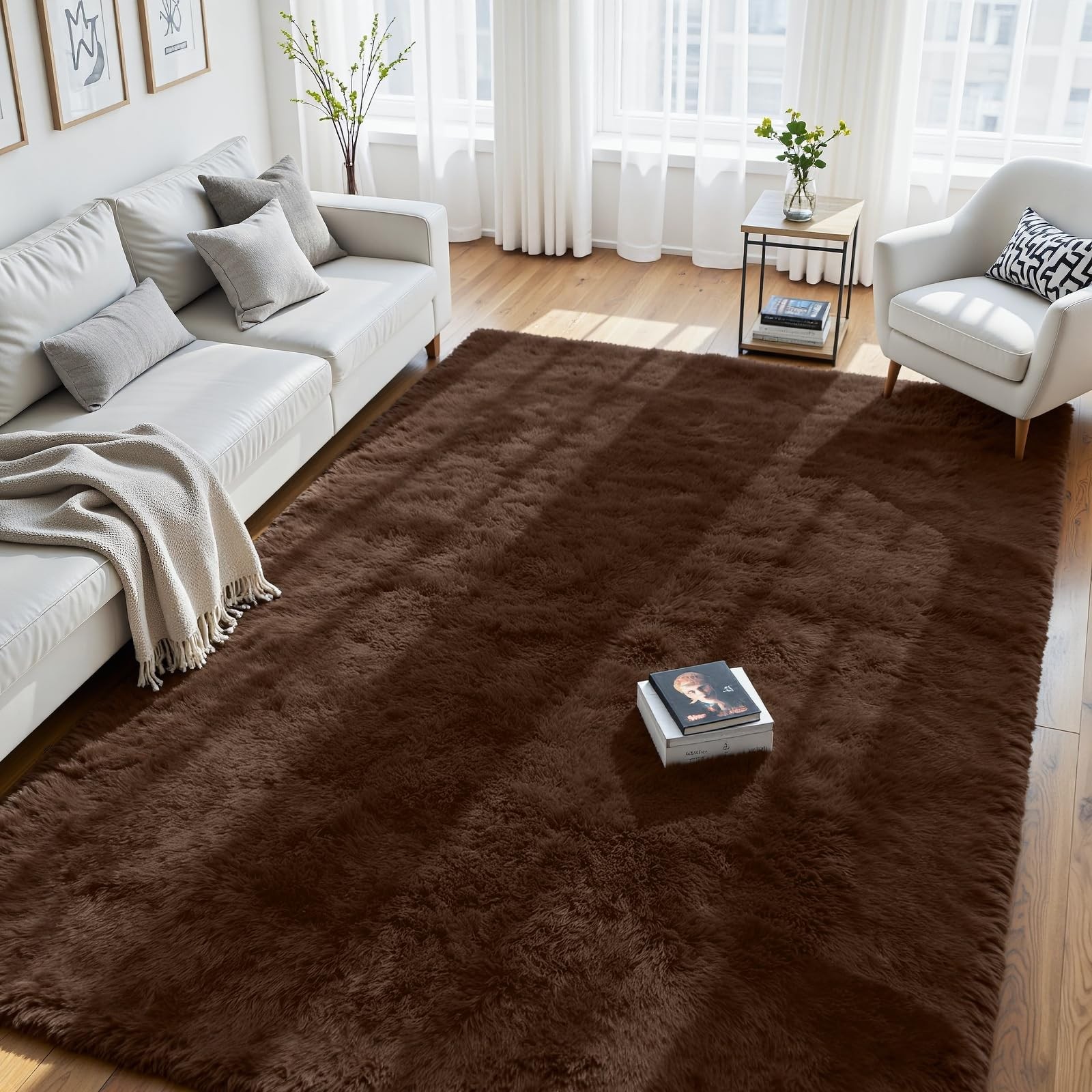 Oriannal Brown 6’x9′ Area Rug