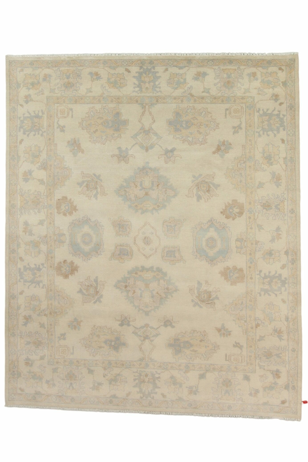 Genuine 8’2′ x 9’10’ Fine Turkish Oushak Area Rug Carpet