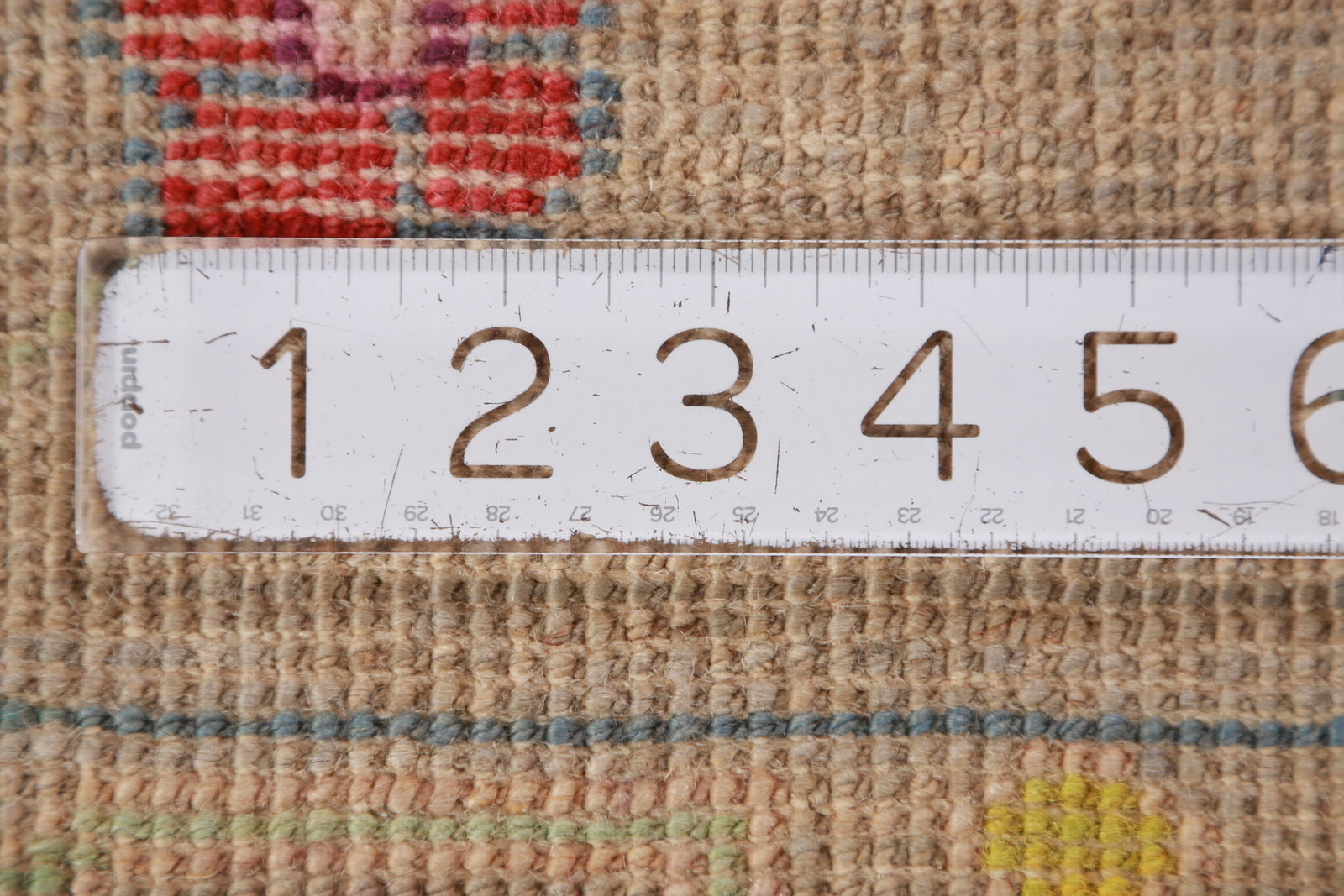 Vegetable Dye Wool Traditional Oushak Turkish Hand-knotted Runner Rug 3×10 ft