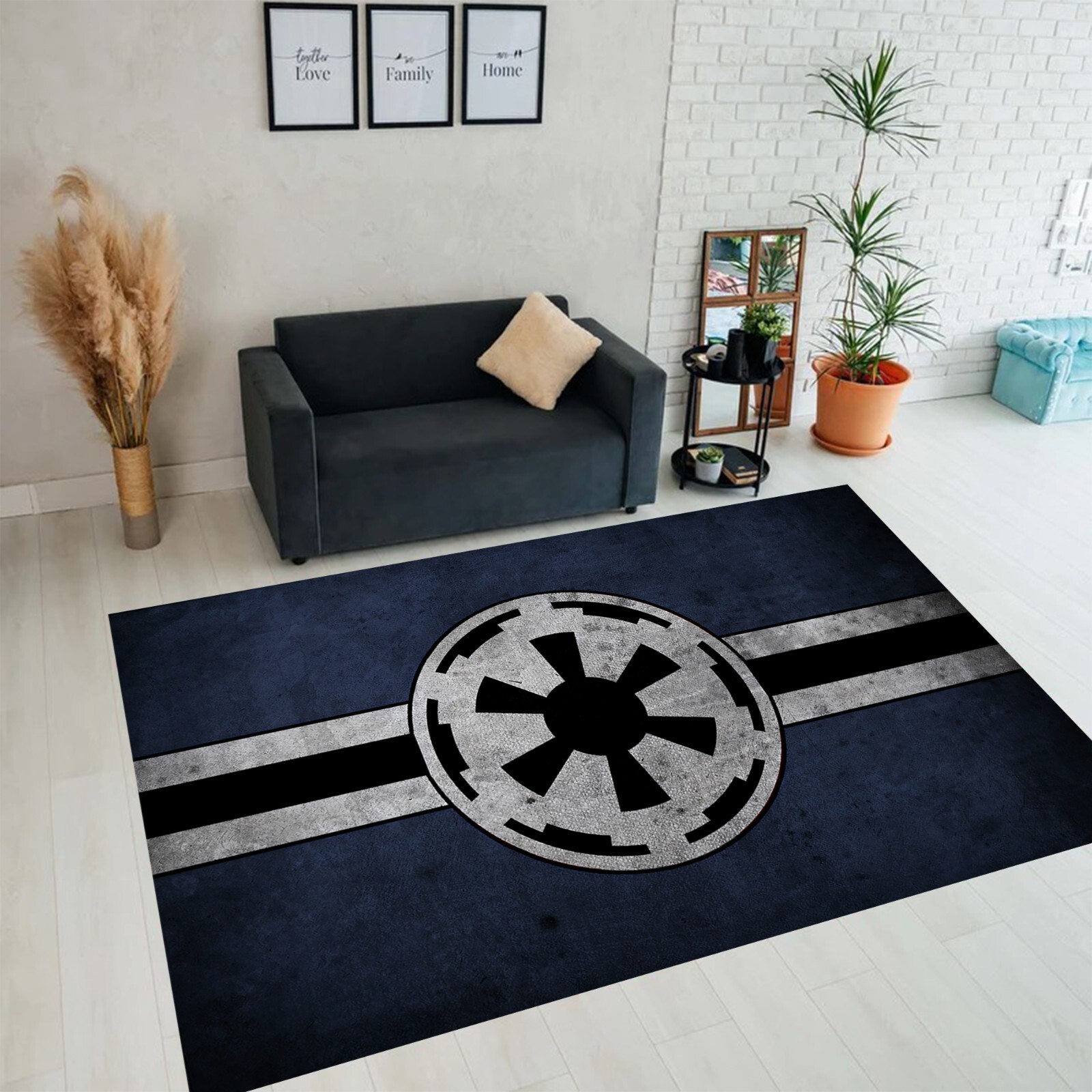 Galactic Empire Flag Rug, Star Wars Carpet, Star Wars Rug, Starwars Carpet