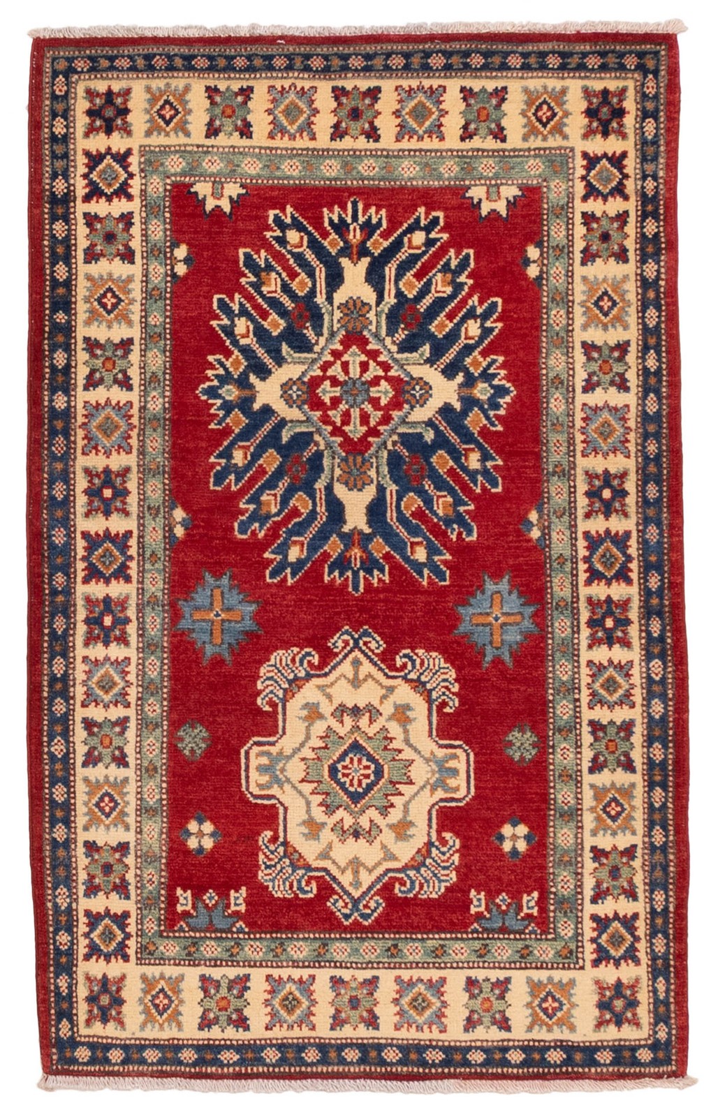 Traditional Hand-knotted Carpet 2’9″ x 4’4″ Wool Oriental Area Rug
