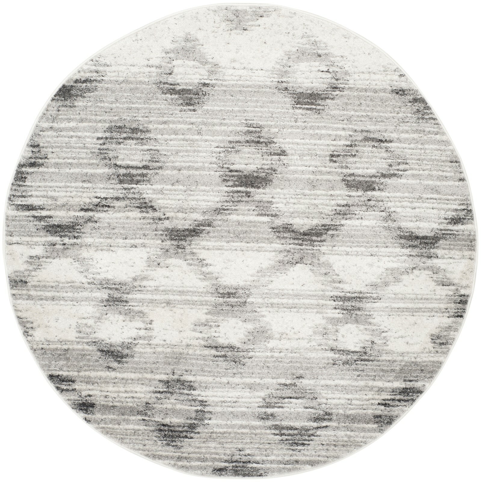 Safavieh Adirondack SILVER / CHARCOAL 6′ X 6′ Round Rug – ADR106P-6R