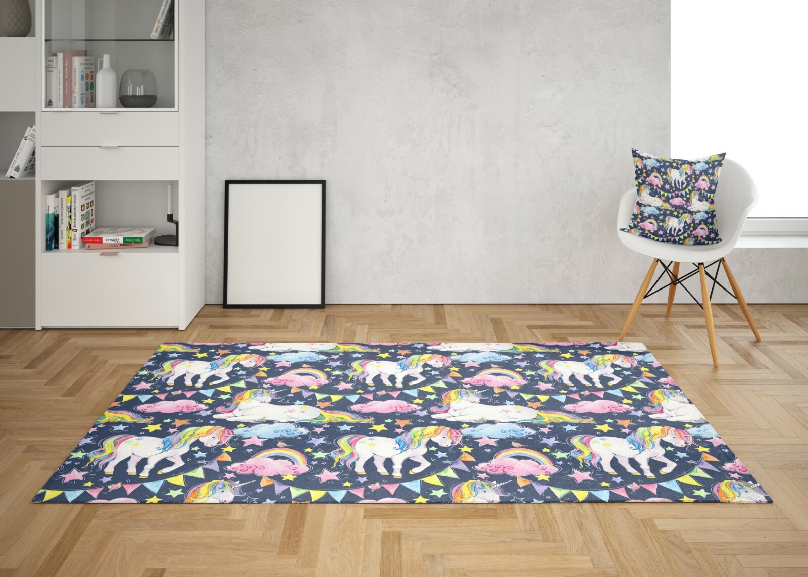 Unicorn Area Rug kids rug unicorn decor girls rug colorful rug girly rugs