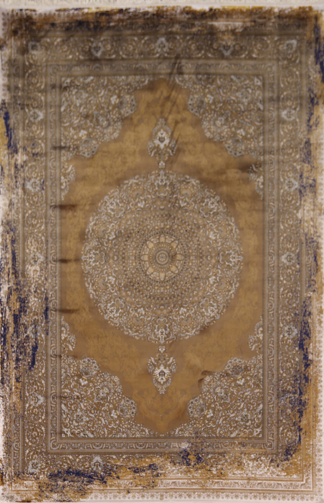 Silk Victorian Style Floral 10×13 ft Area Rug Living Room Rug