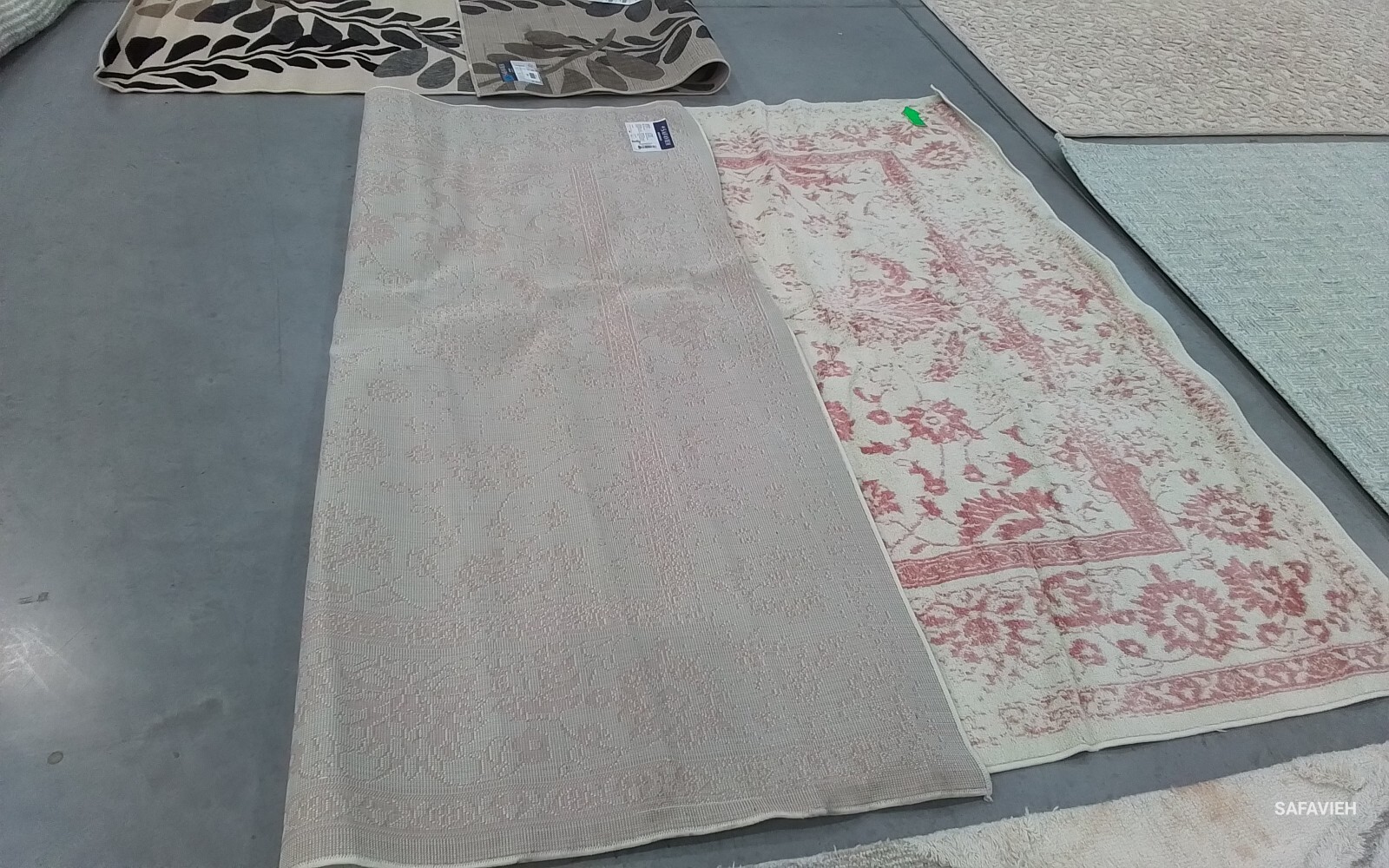 IVORY / ROSE 8′-0″ x 10′-0″ Stained Rug, Reduced Price 1172771337 ADR109H-8