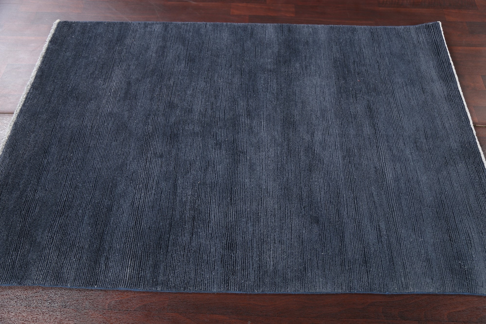 Classic Gabbeh Kashkoli Blue Wool Modern Accent Rug – Timeless Beauty 4×6 ft