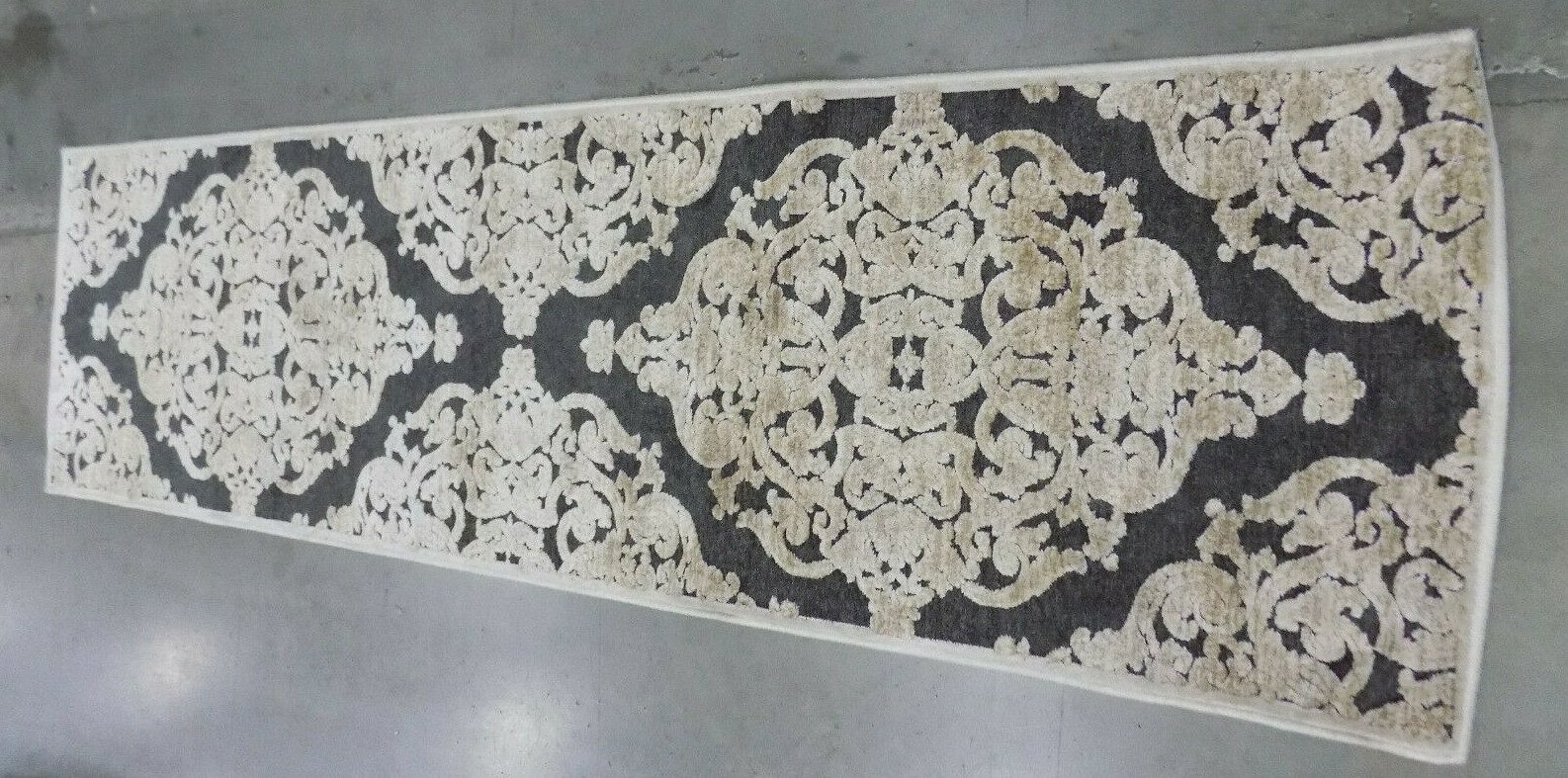 STONE / ANTHRACITE 2′ X 7′ Stained Rug, Reduced Price 1172558482 PARB348-3430-27