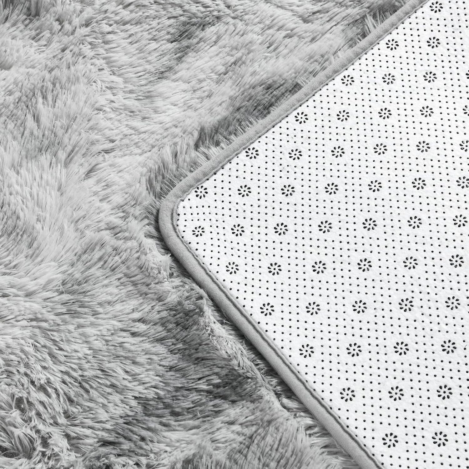 Alfombras de felpa teñidas con efecto tie-dye para sala de estar de 6 x 9 US NEW