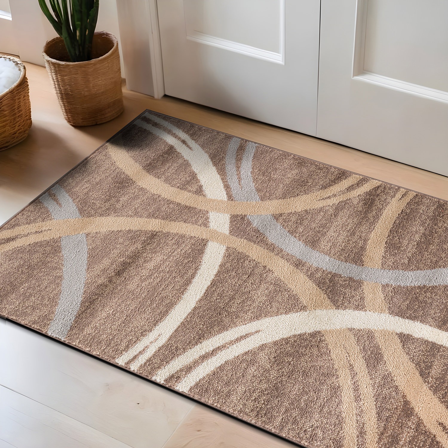 Rugshop Door Rug Abstract Circle Carpet Hallway Rug E Sale Rug Small Rug 2’7″x4′