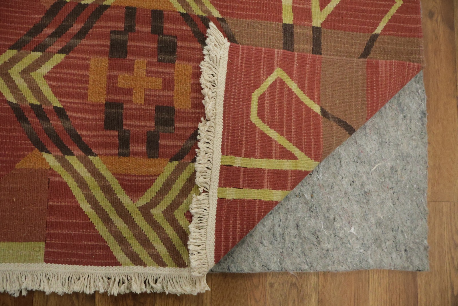 Artisan Crafted Oriental Kilim Area Rug 9×12 Flat-weave Room Size Reversible Rug