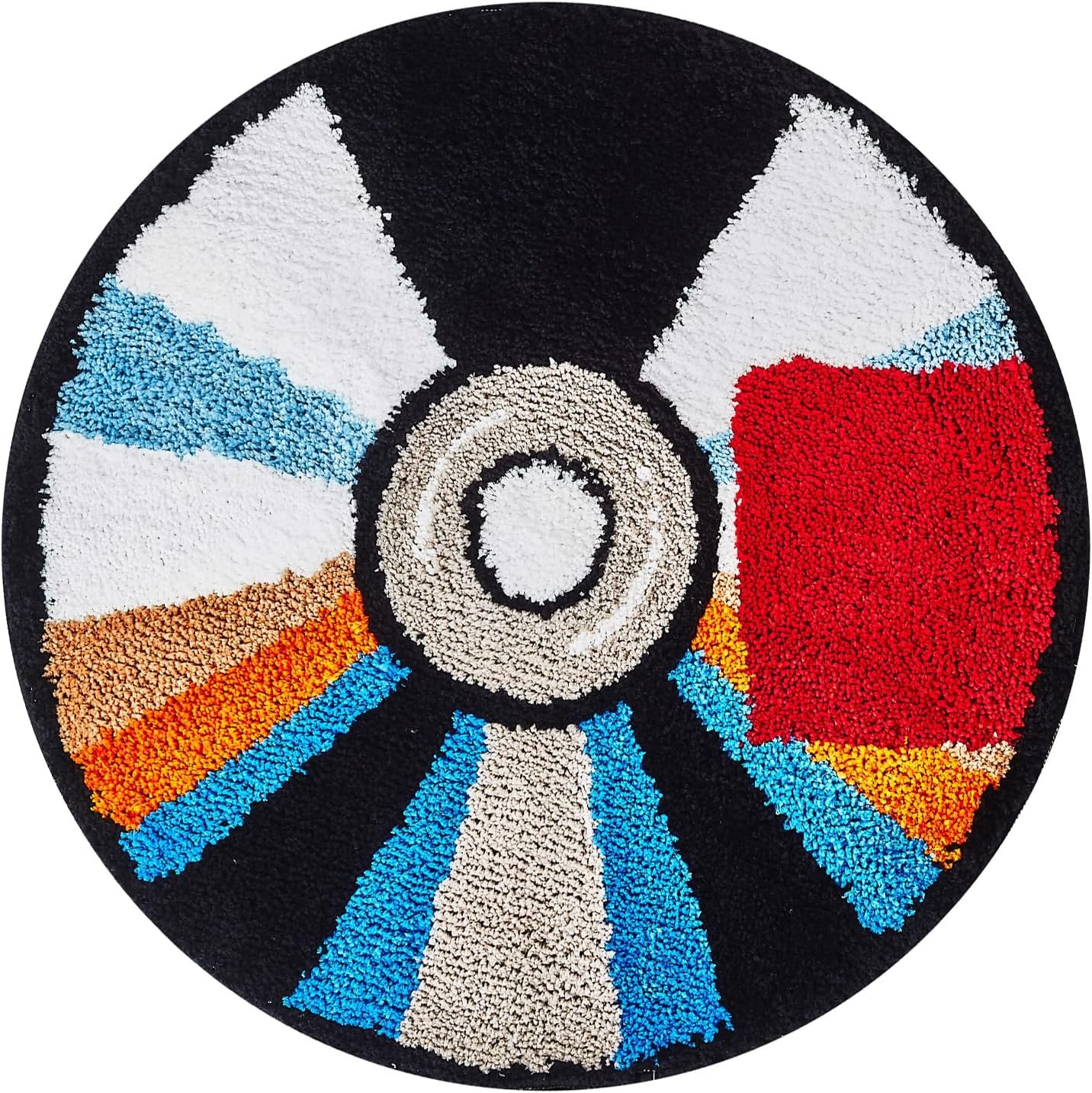 CD Rug – 24 inch Tufted Hypebeast Non-Slip Bath Mat Cool Record Rugs and Aest…