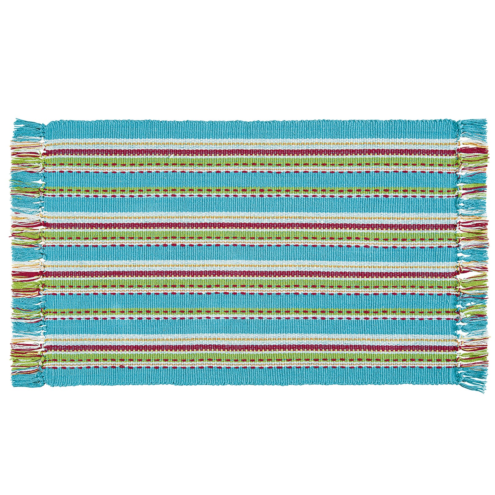 3’0″ x 5’0″ Tropical Stripe Woven Rug