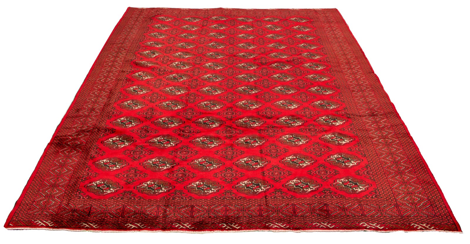 Traditional Hand-knotted Carpet 9’8″ x 11’8″ Wool Oriental Area Rug