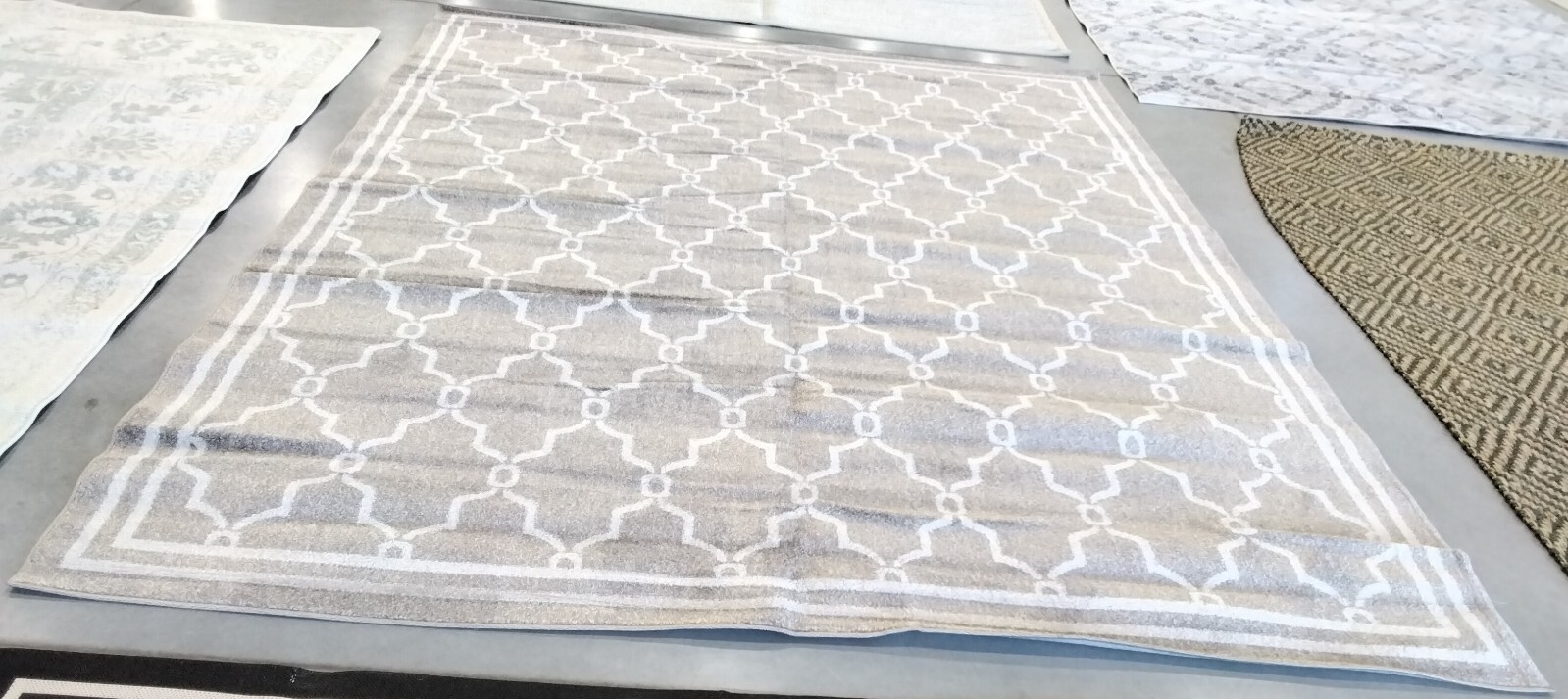 WHEAT / BEIGE 9′ X 12′ Back Stain Rug, Reduced Price 1172746634 AMT414S-9