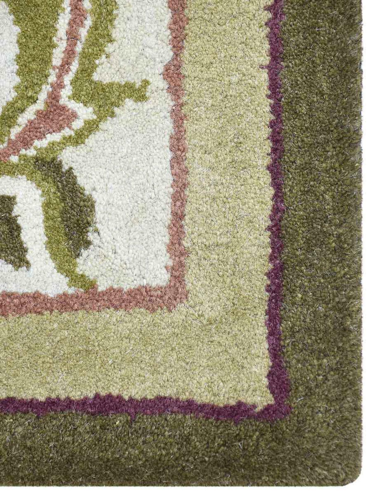 Eco-Friendly Hand Tufted Wool Area Rug Contemporary Cream BBH Homes BBK03160