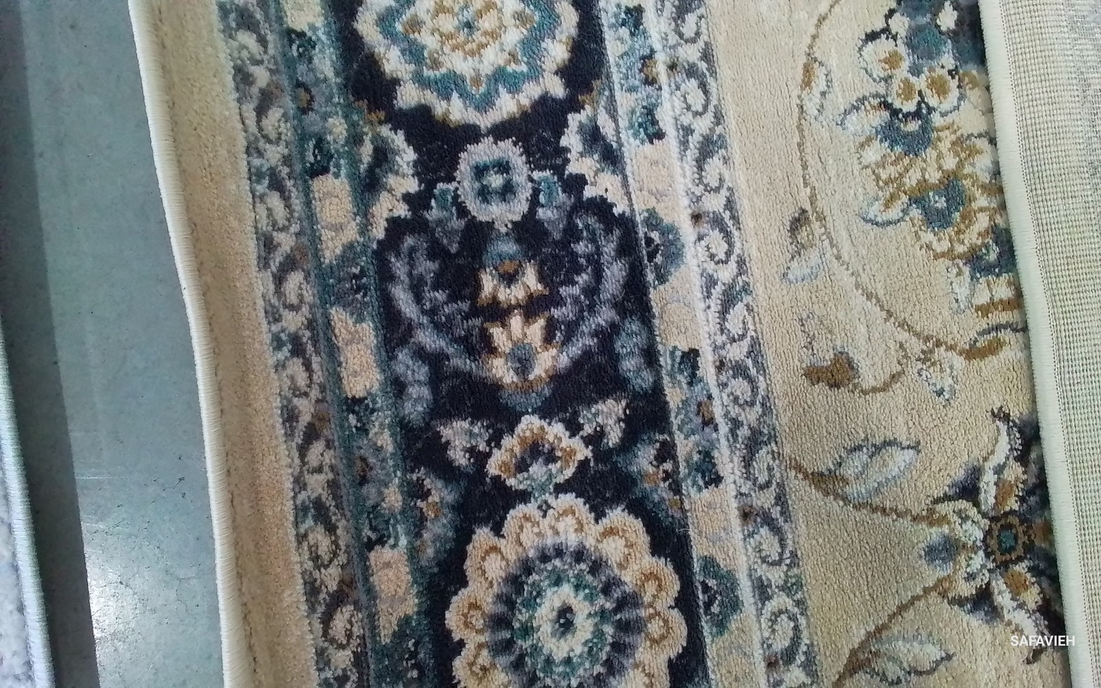 LBEIGE / ANTHRACITE 5′-3″ x 7′-6″ Flaw in Rug Reduced Price 1172789673 LNH340K-5