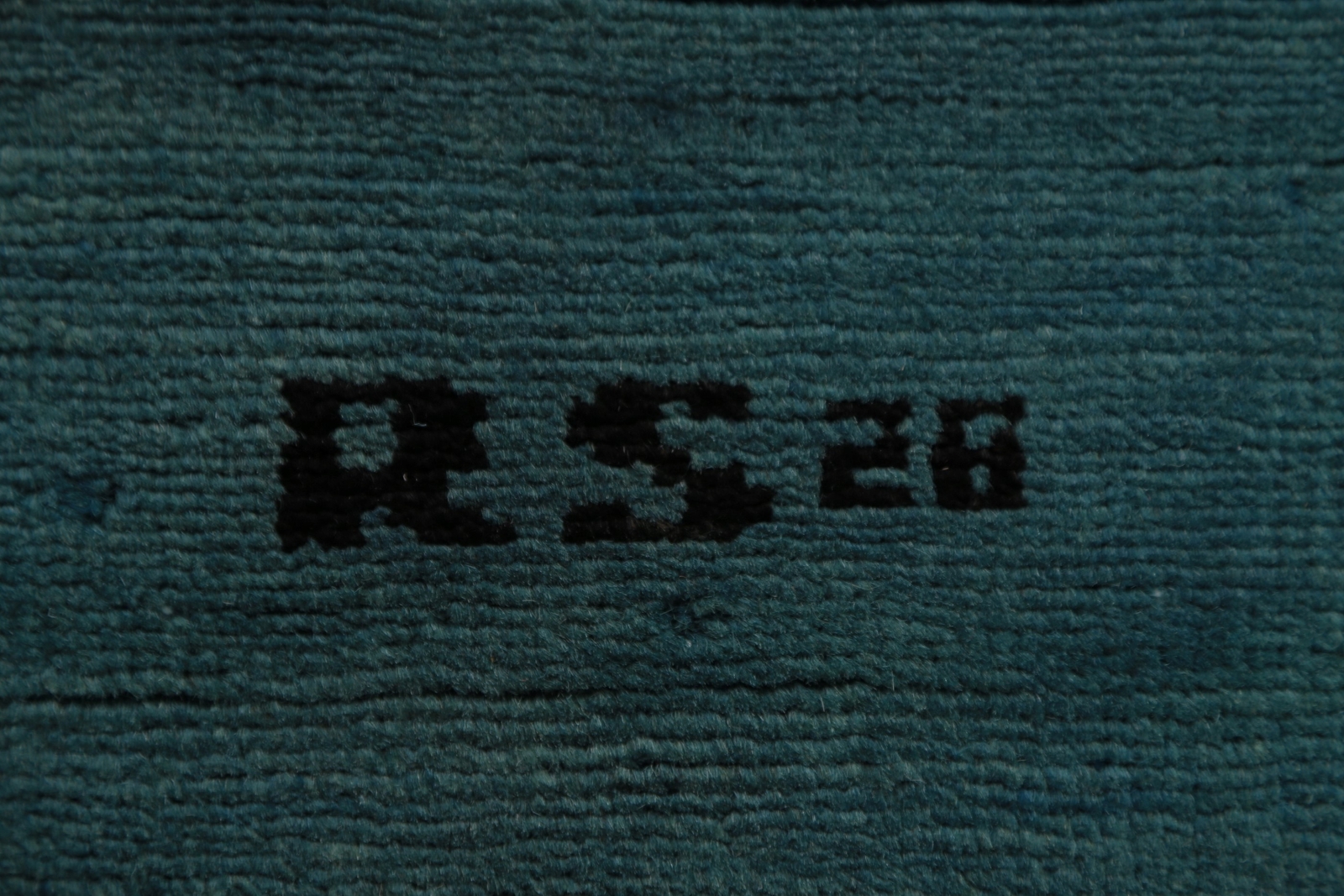Classic Gabbeh Solid Blue Wool Modern Accent Rug – Timeless Beauty 3×6 ft