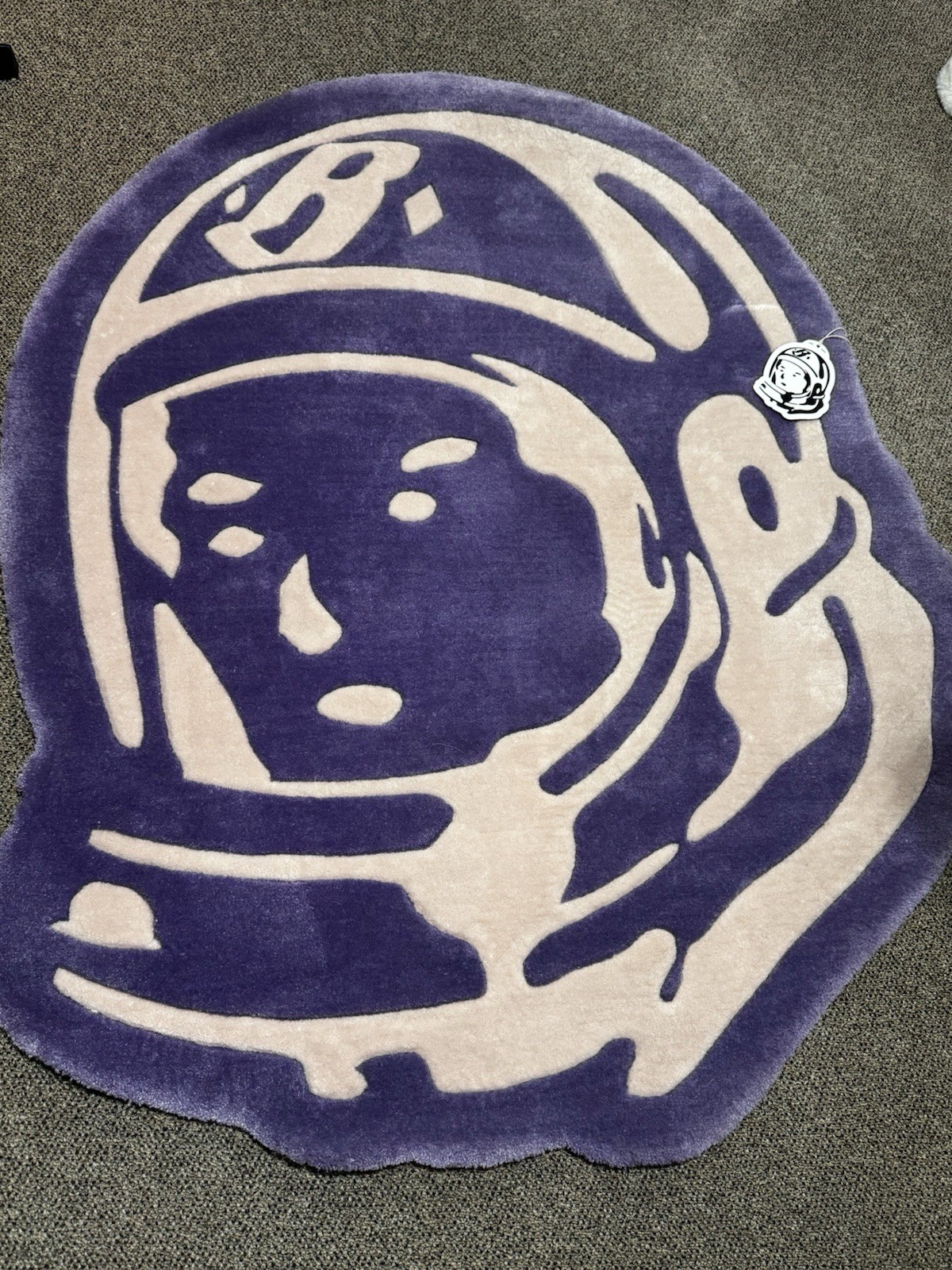 billionaire boys club Astronaut Logo Rug (purple)