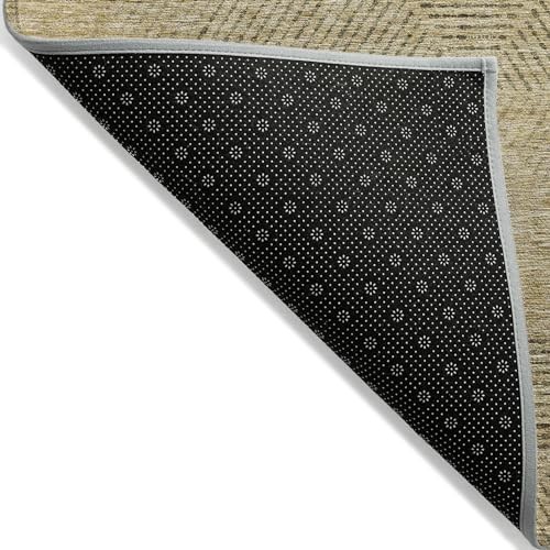 Chantille ACN777 Gold 1’8″ x 2’6″ Indoor/Outdoor, Machine Washable, Easy