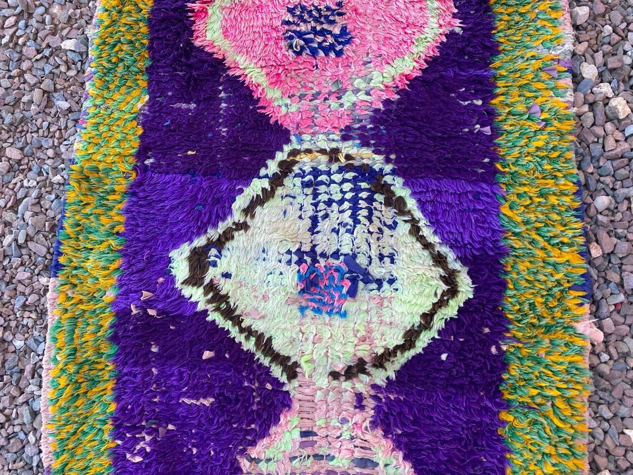 Runner Vintage Moroccan Handmade Rug 2’3×8’8 Ft Berber Cotton Hallway Decorative