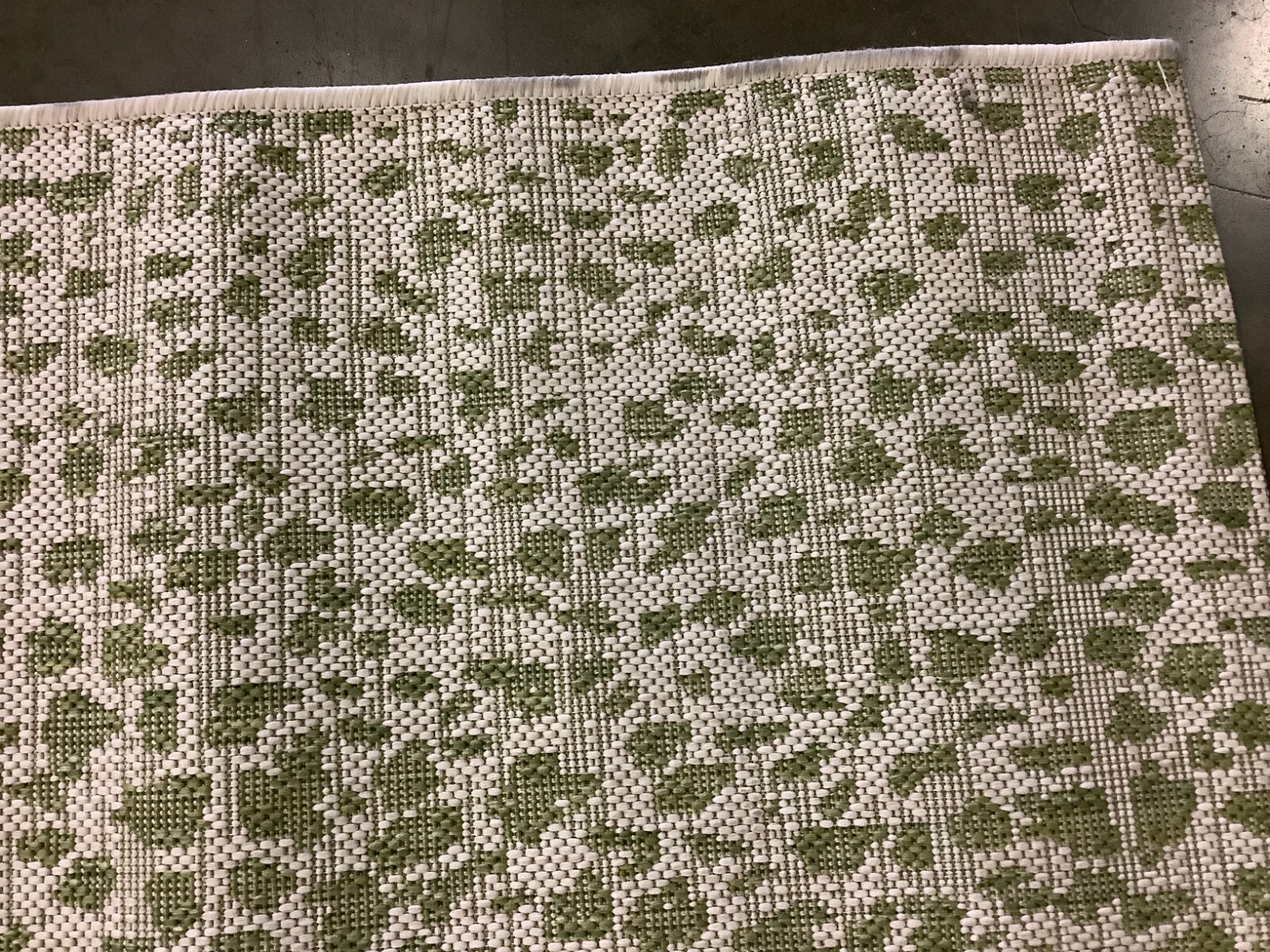 IVORY SG GREEN 4′-0″ x 5′-7″ Flaw in Rug Reduced Price 1172673417 CY8505-52712-4