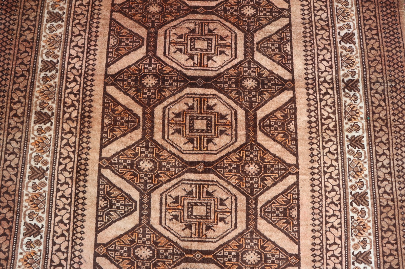 5’0x9’0 ft Large Runner Rug, Antique Afghan Handmade Geometric Rug, Kitchen Rug
