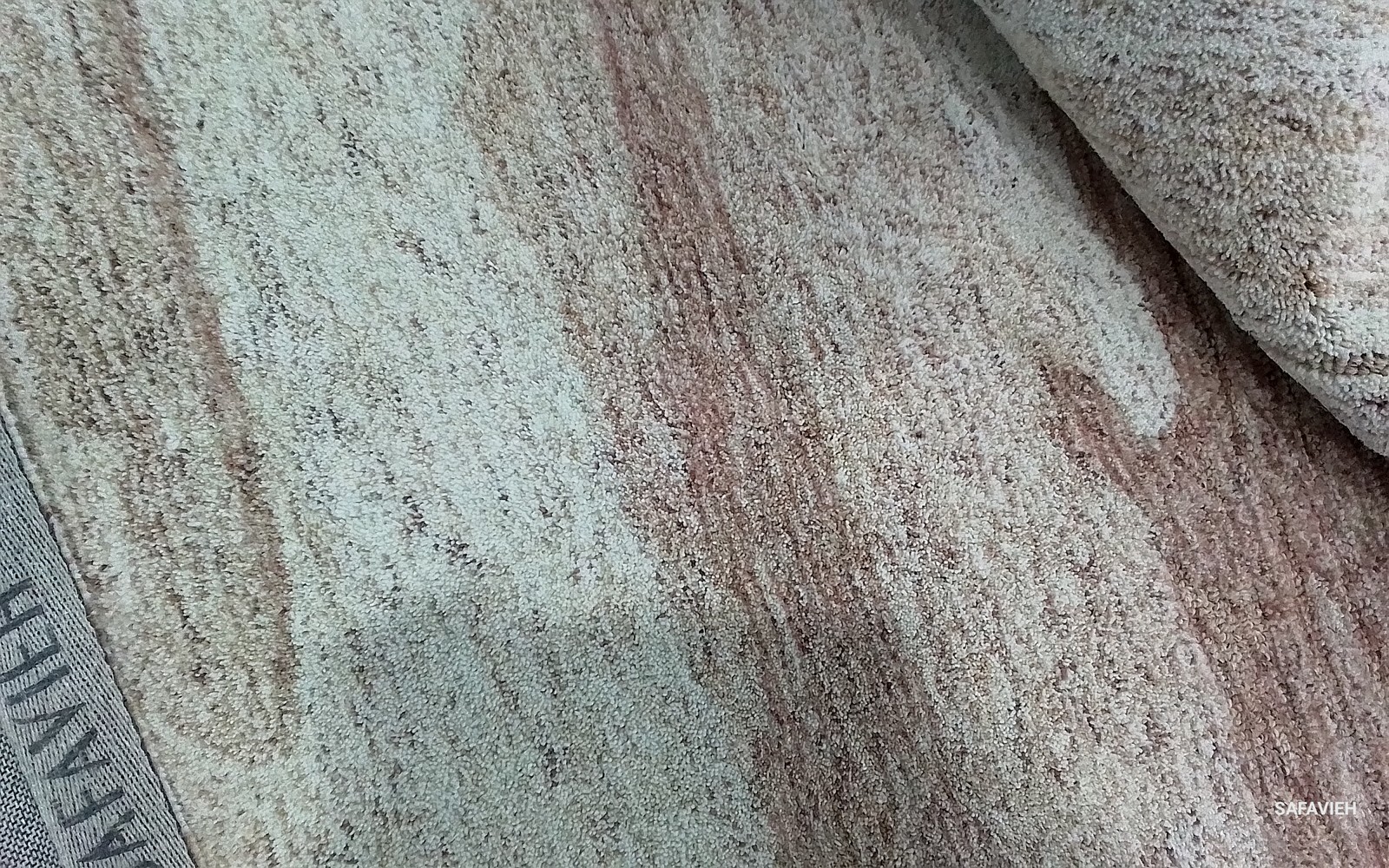 RUST / IVORY 6′-0″ x 9′-0″ Back Stain Rug, Reduced Price 1172796500 EBN221P-6