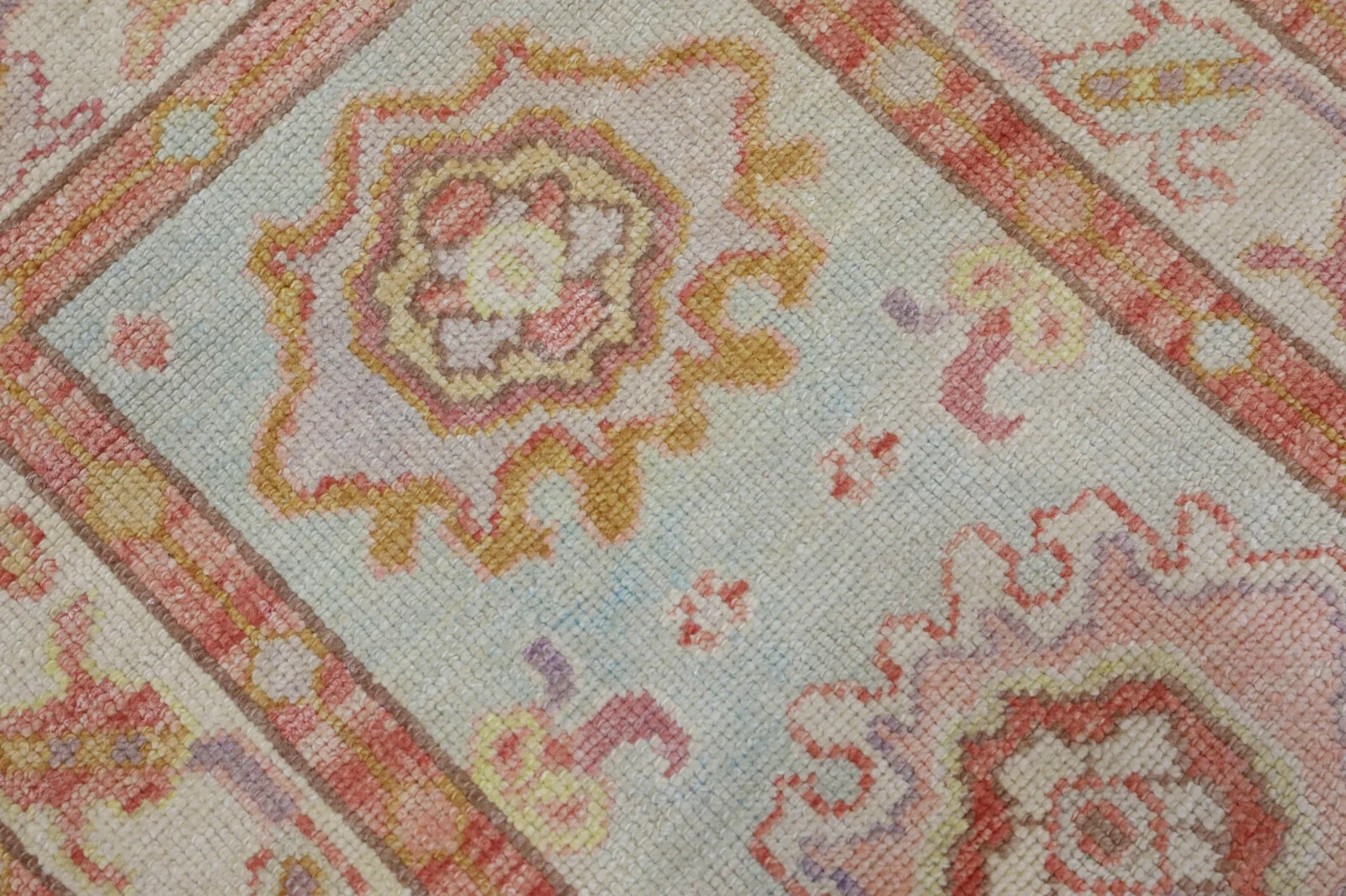 Turkish Oushak Rug Oriental Handmade Rug 2’10″x 4’9″ #4310