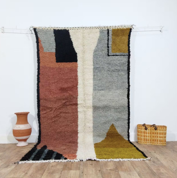 Moroccan Rug: Handmade Beni Ourain (Customizable)