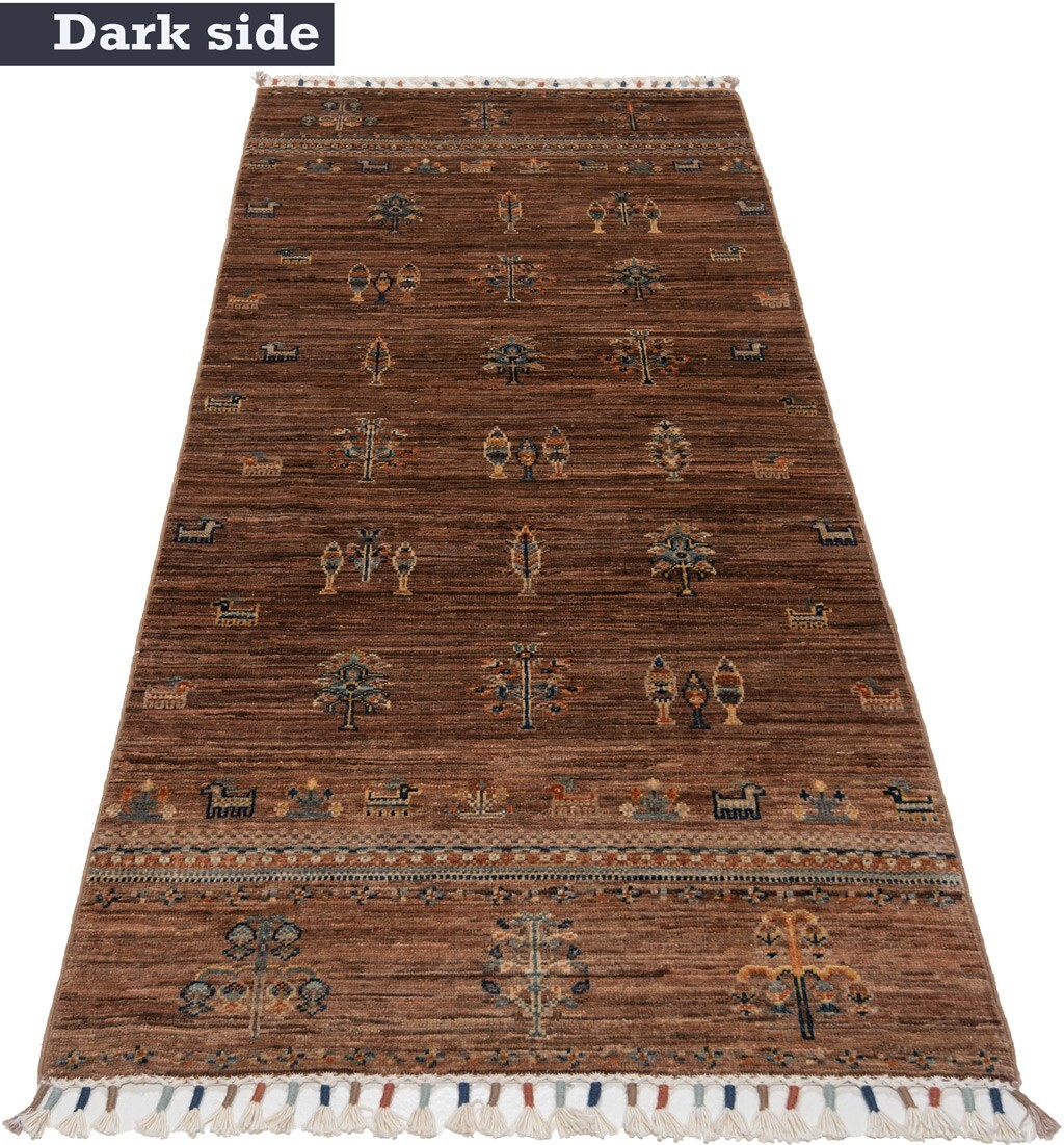 Ziegler Premium Hand-Knotted 199X81 Cm Oriental Carpet, Rug, Runner, Brown