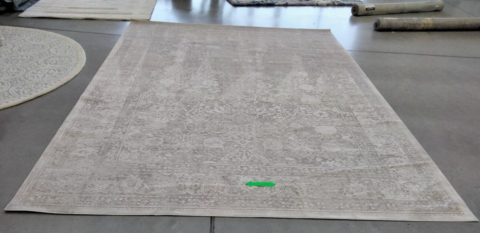 BEIGE / CREAM 9′ X 12′ Back Stain Rug, Reduced Price 1172737871 RFT663A-9
