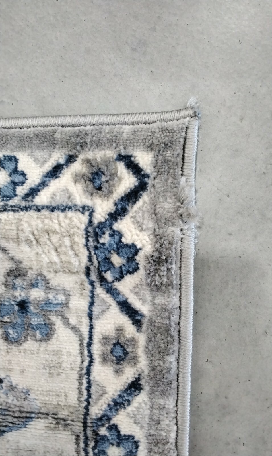 LIGHT GREY / BLUE 8′ X 10′ Loose Threads Rug, Reduced Price 1172704707 BNT869G-8