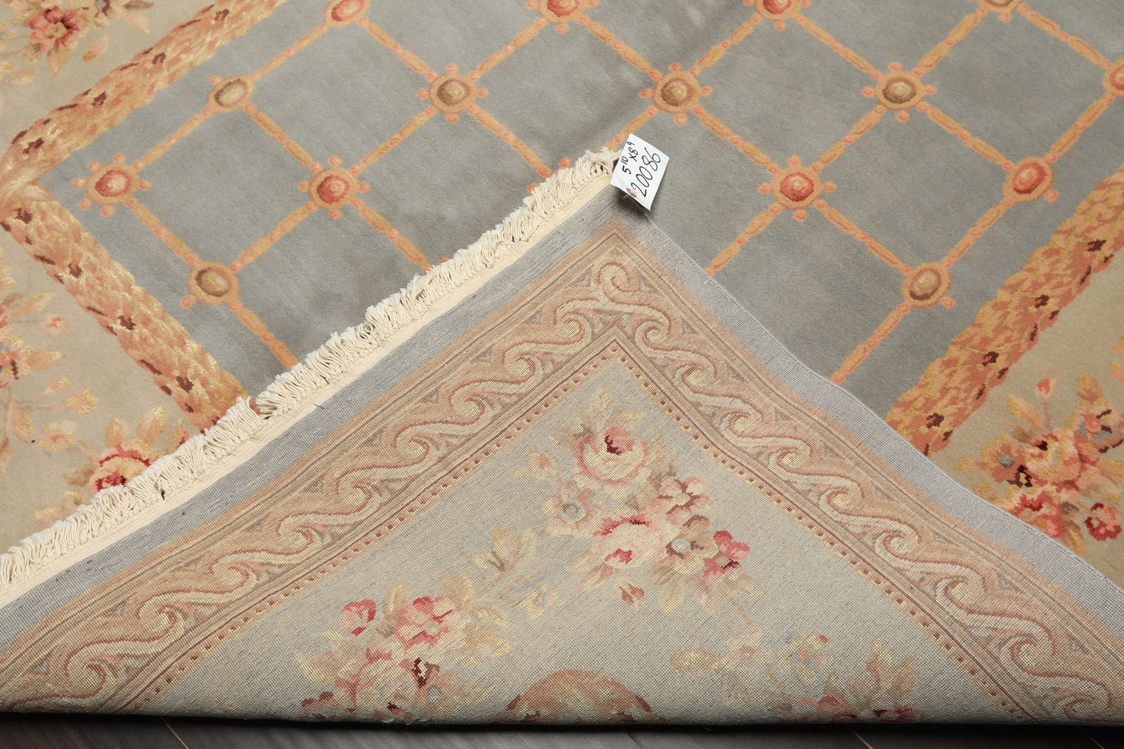 Asmara 5’10″x8’9″ Hand Knotted Wool/Silk French Aubusson 300 KPSI Rug