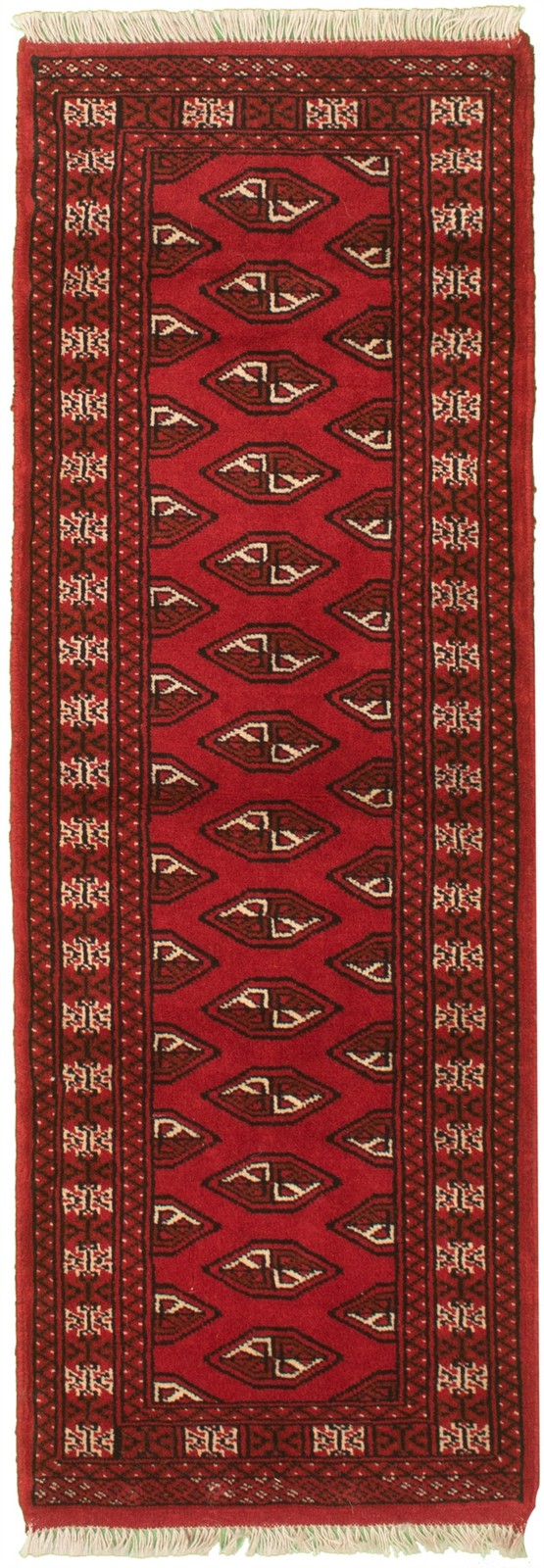 Vintage Traditional Hand-Knotted Area Rug 2’0″ x 6’3″ Oriental Wool Carpet