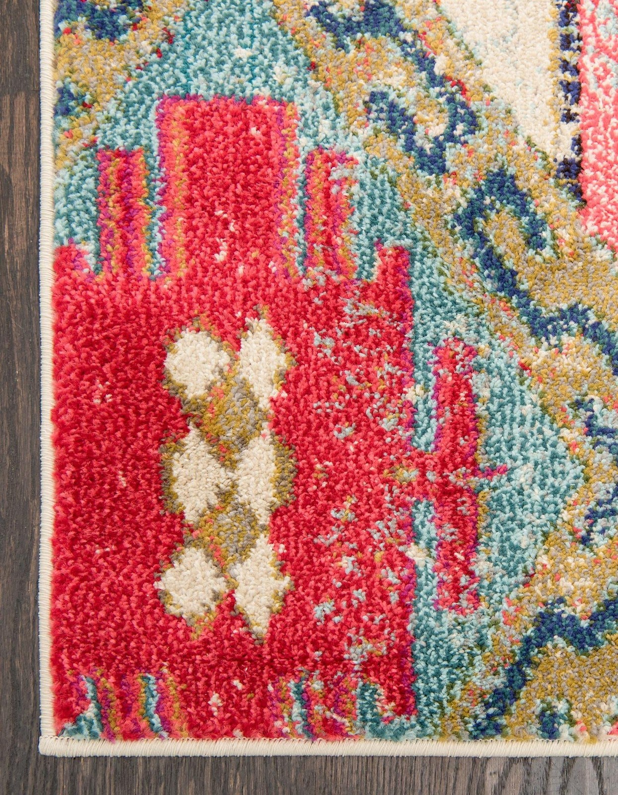 Unique Loom Sedona Collection Area Rug – 4 1 Square Multi/ Blue 3153789