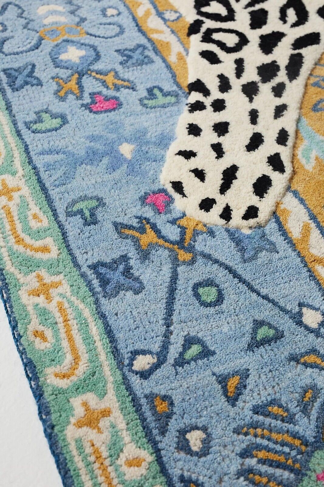 Hand Tufted Tiger print Rug 5X8 6×9 8X10 9X12 Woolen Carpet For living Bedroom