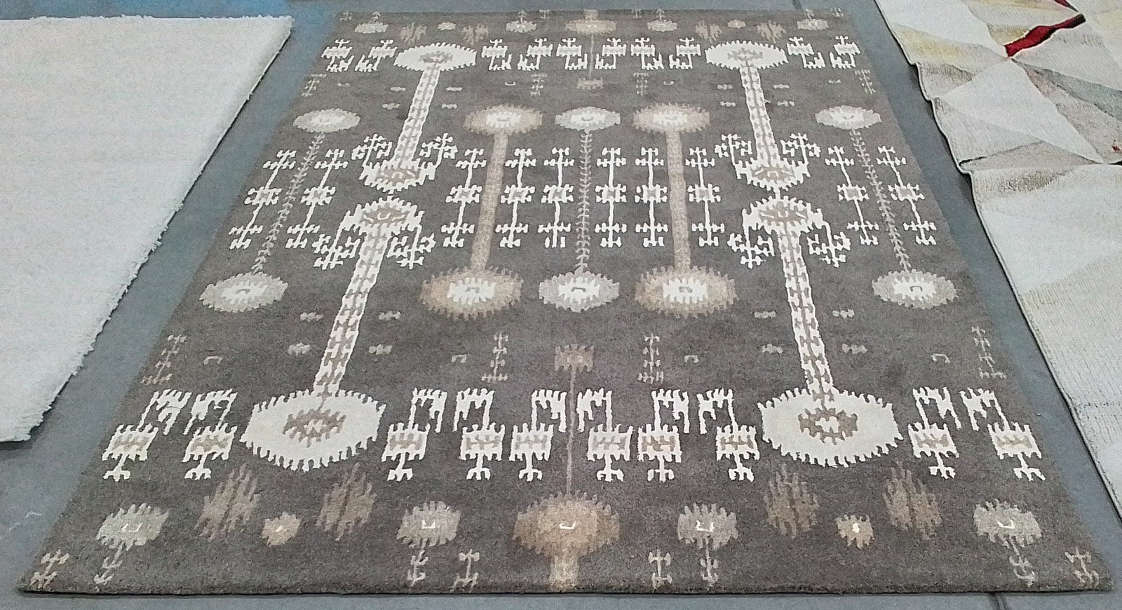 NATURAL / MULTI 6′-0″ x 9′-0″ Back Stain Rug, Reduced Price 1172792260 WYD722A-6