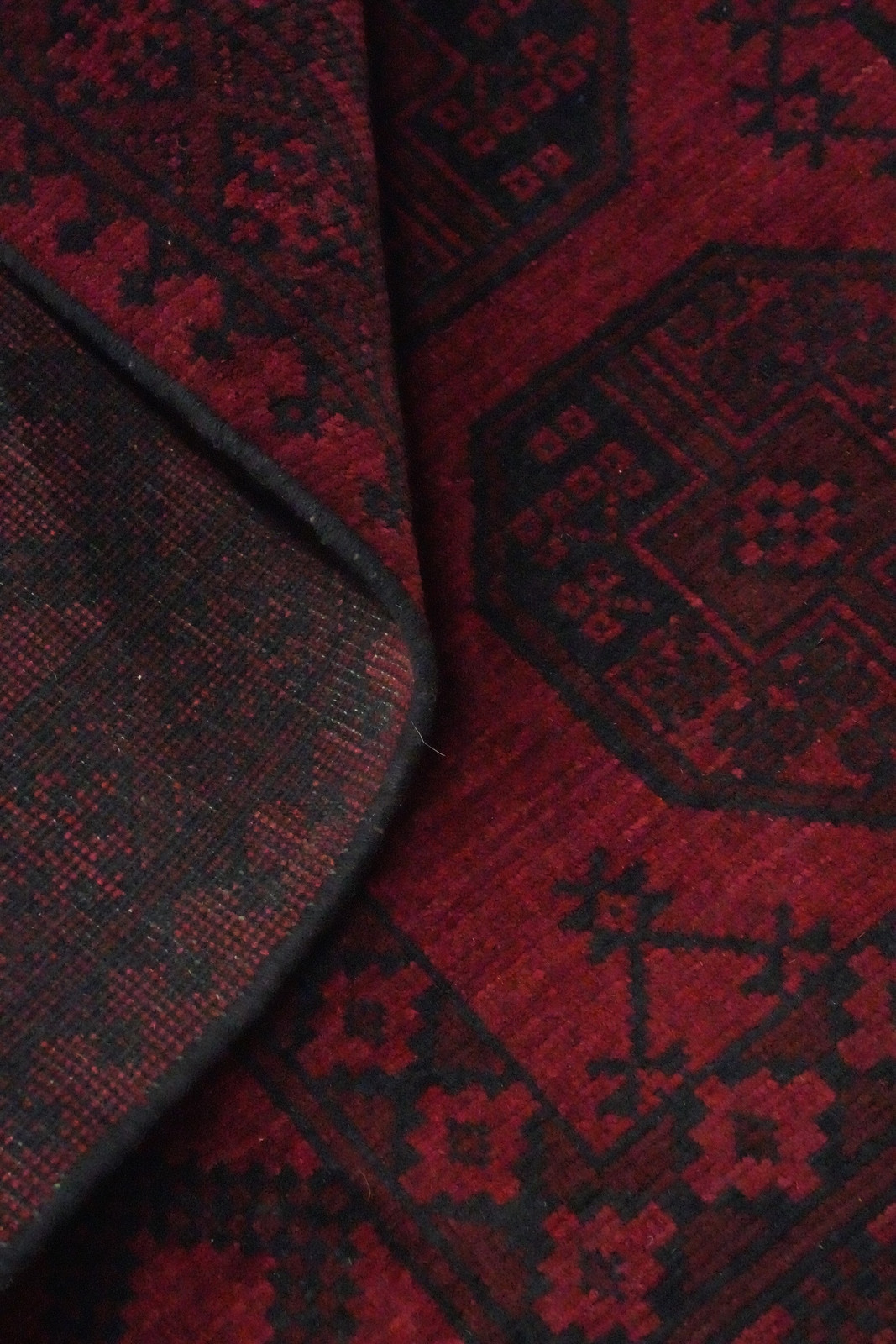 Balouch Afghan Rug Hand-Knotted Wool Nomadic Carpet 5×6 ft