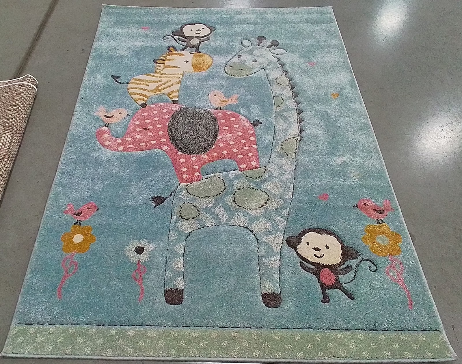 BLUE 5′-3″ x 7′-6″ Flaw in Rug, Reduced Price 1172789248 CRK120K-5