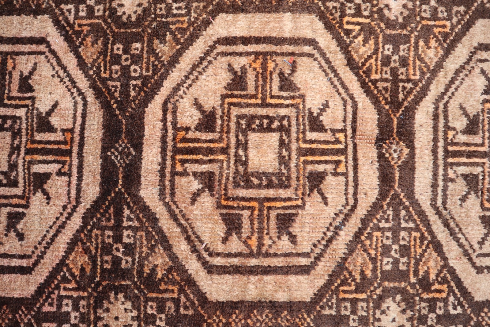 5’0x9’0 ft Large Runner Rug, Antique Afghan Handmade Geometric Rug, Kitchen Rug