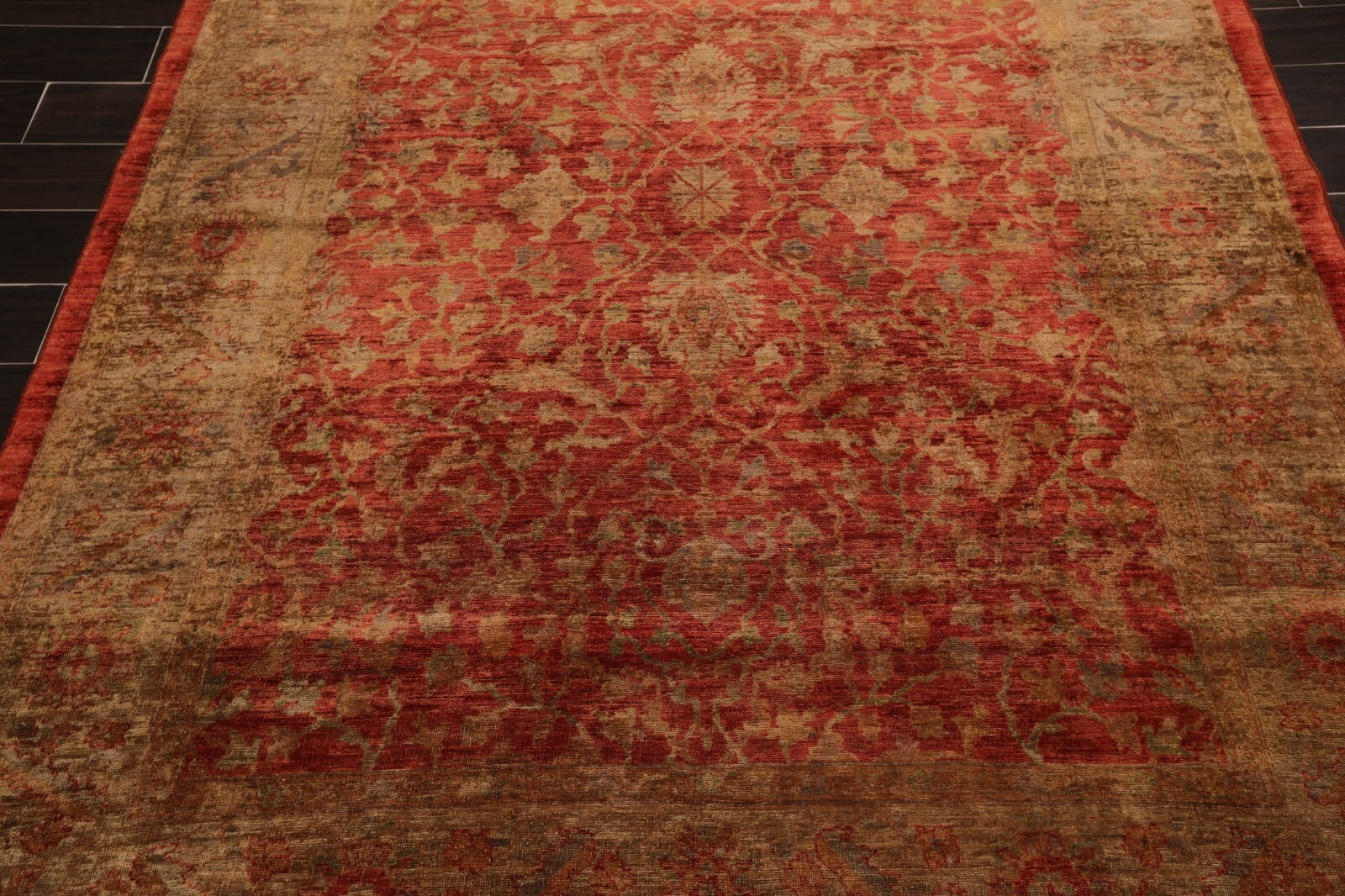 6’1″ x 14’10” Hand Knotted Peshawar Palace Runner Silky Sheen 200 KPSI Area Rug