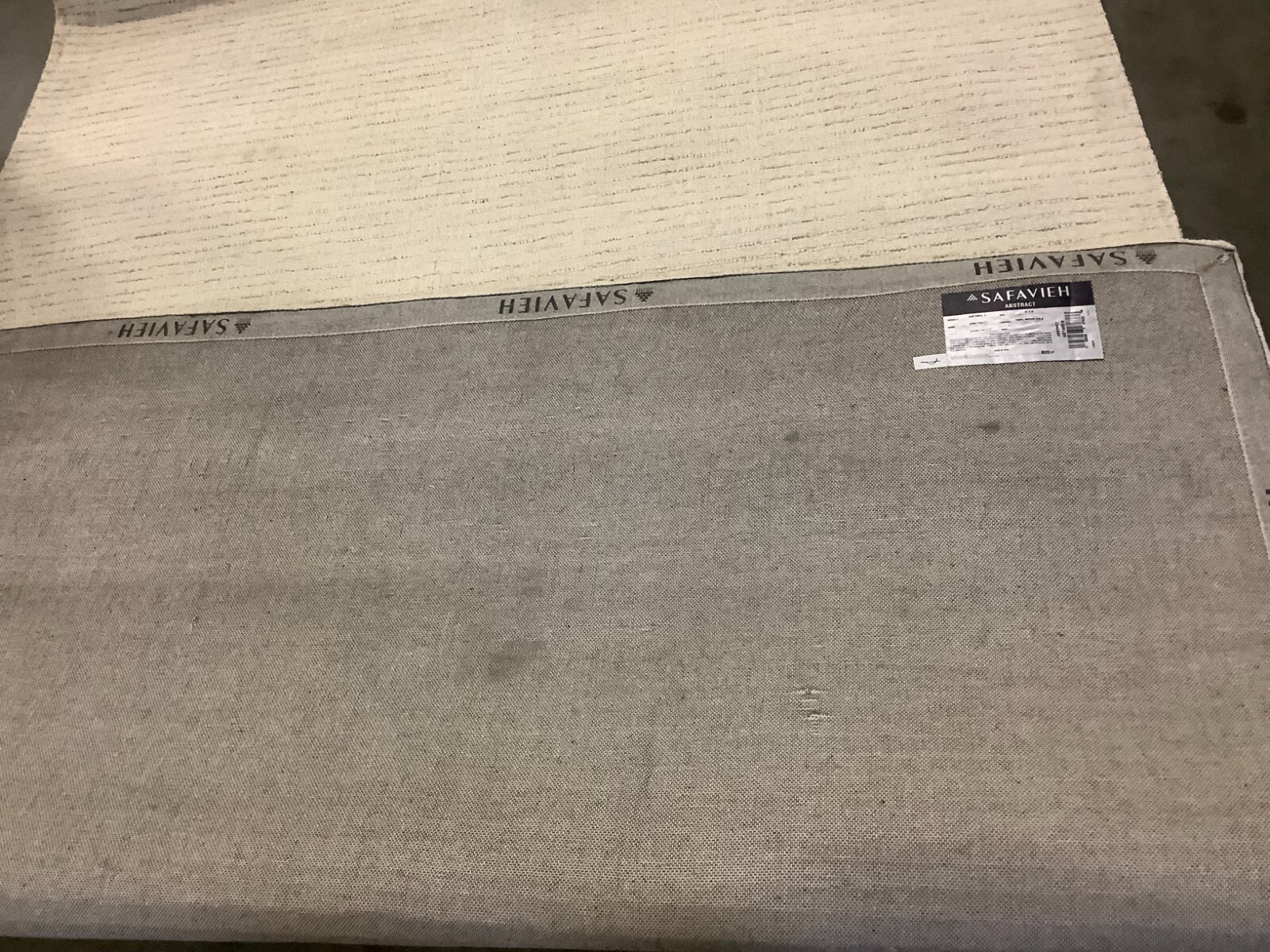 IVORY / BEIGE 6′-0″ x 9′-0″ Back Stain Rug, Reduced Price 1172673608 ABT468E-6