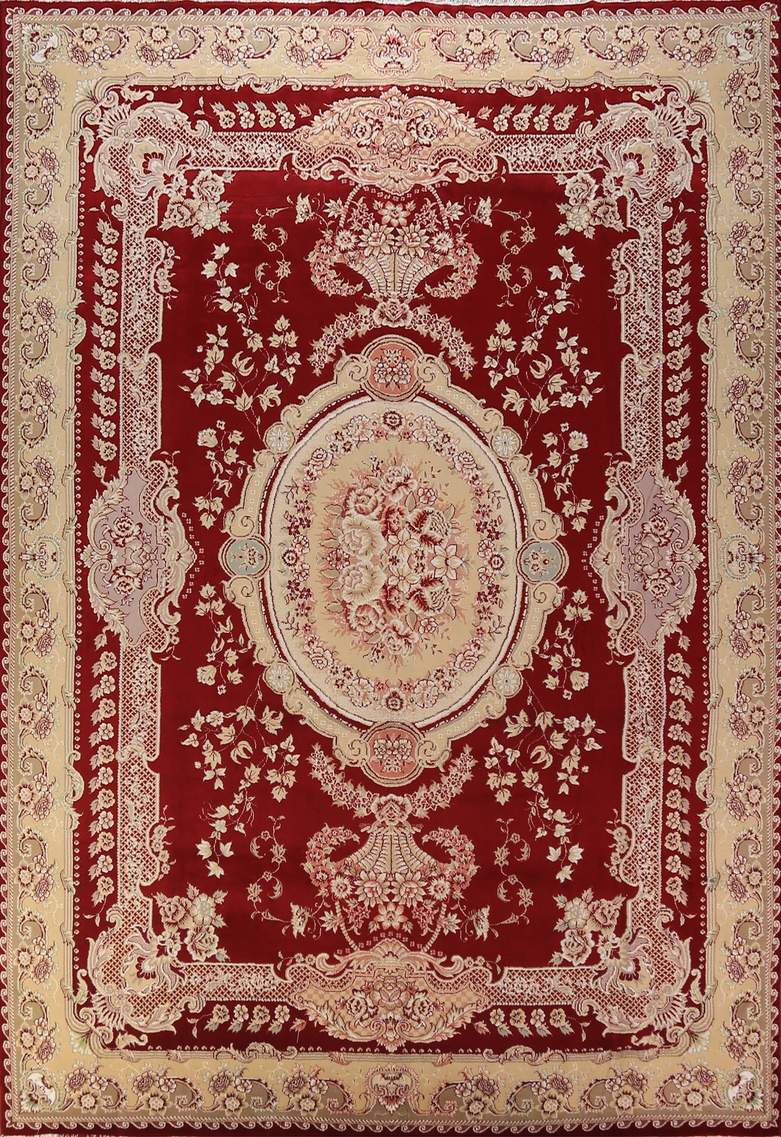 Victorian Style Turkish Area Rug 10×13 Living Room Oriental Medallion Carpet