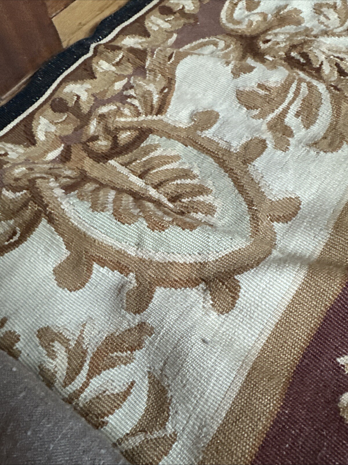 Grisaille French Aubusson Rug 85 Inches Wide By 124 Inches 7 X 10 Feet
