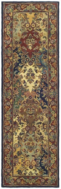 MULTI / BURGUNDY 2′-3″ X 16′ Flaw in Rug, Reduced Price 1172651929 HG911A-216